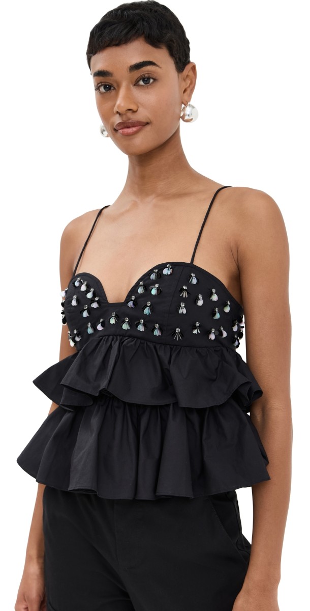Ulla Johnson Lucia Top Noir