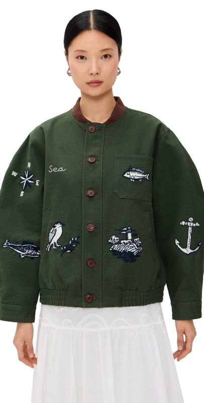 Sea Clyde Lighthouse Jacket Army
