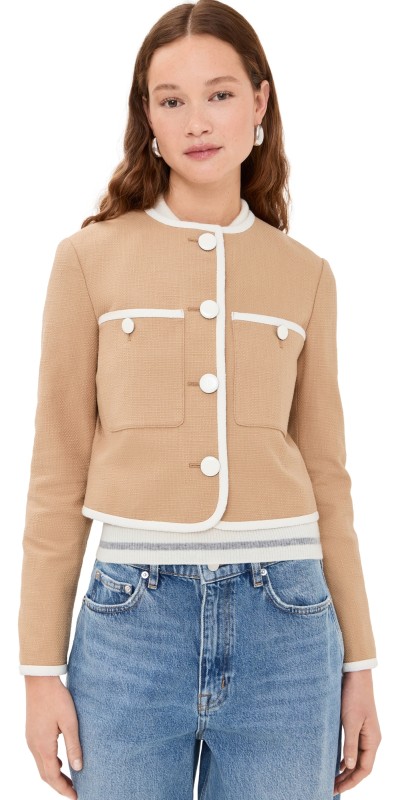 Veronica Beard Beale Jacket Khaki