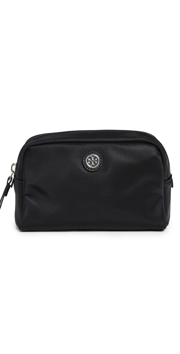 Tory Burch Curved Cosmetic Case Black