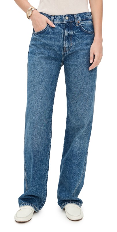 Reformation Val 90s Straight Jeans Pelican