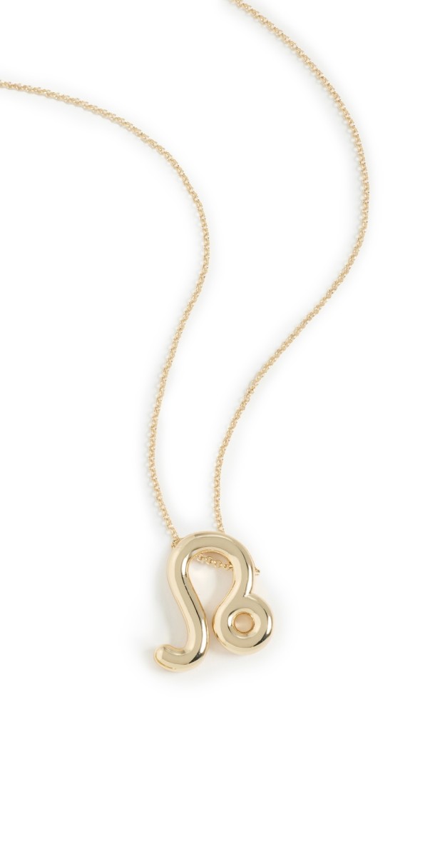 BaubleBar Zodiac Pendant Necklace Libra