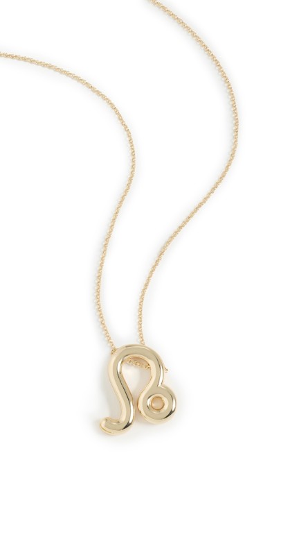 BaubleBar Zodiac Pendant Necklace Libra
