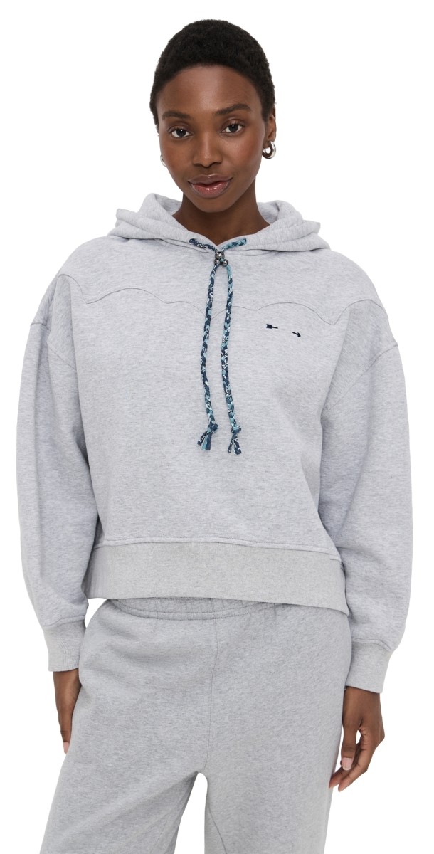 The Upside Lasso Jude Crop Hoodie Grey