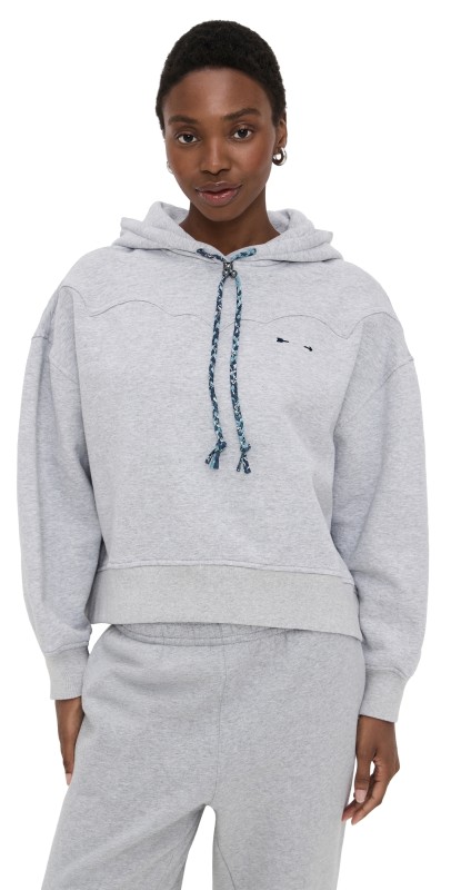 The Upside Lasso Jude Crop Hoodie Grey