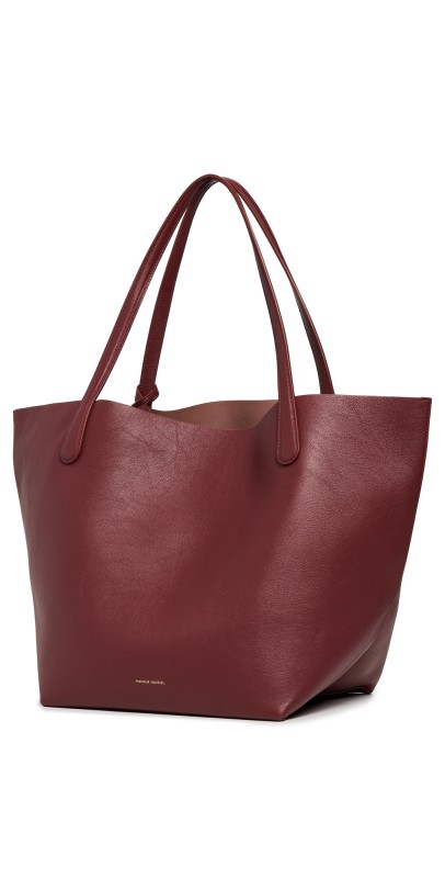 Mansur Gavriel Everyday Soft Tote Oxblood/Rosewood
