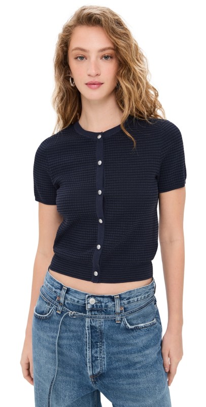 rag & bone Eloise Cardigan Navy Multi
