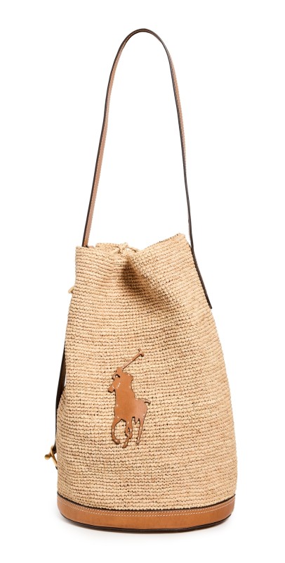Polo Ralph Lauren Bucket Bag Medium Natural/Cuoio