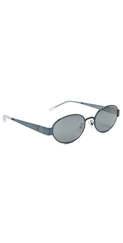 Tory Burch Oval Sunglasses Navy