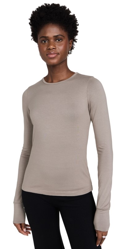 Les Tien Fiona Fitted Long Sleeve Dove