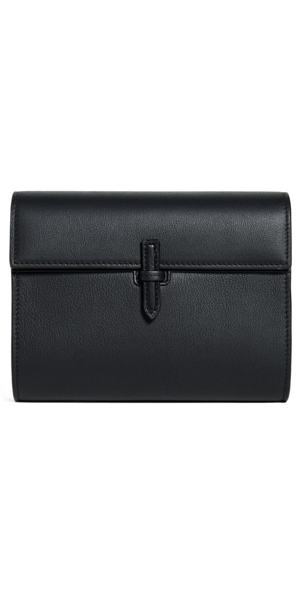 Hunting Season Small Soft Clutch In Napa Black