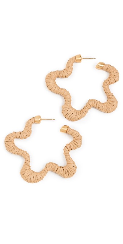 Cult Gaia Emiko Earrings Toasted Natural