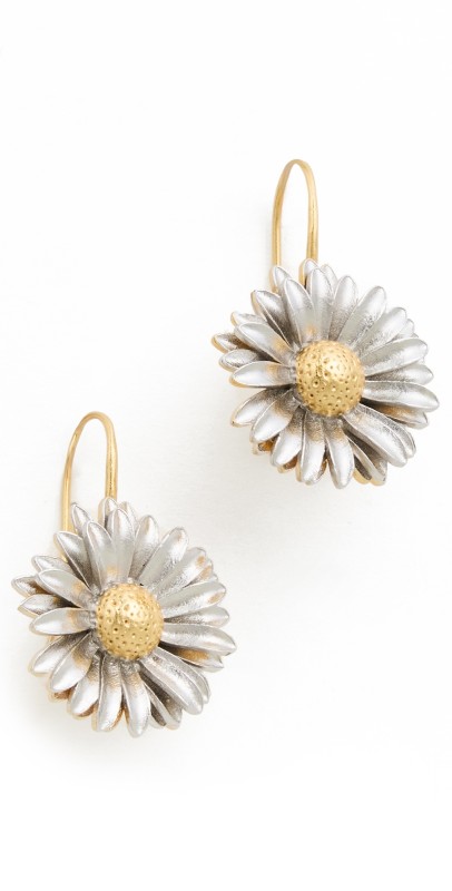 SHASHI Margherita Drop Earrings Silver
