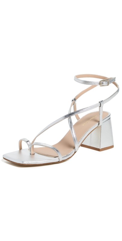 Andrea Gomez Ana Sandals Silver