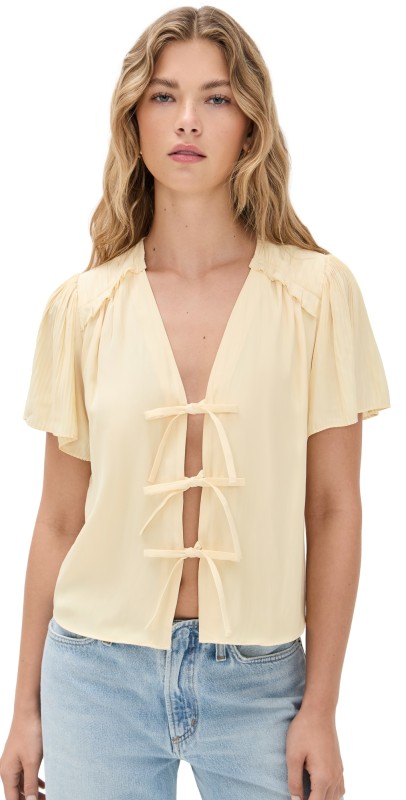Ramy Brook Selene Top Butter