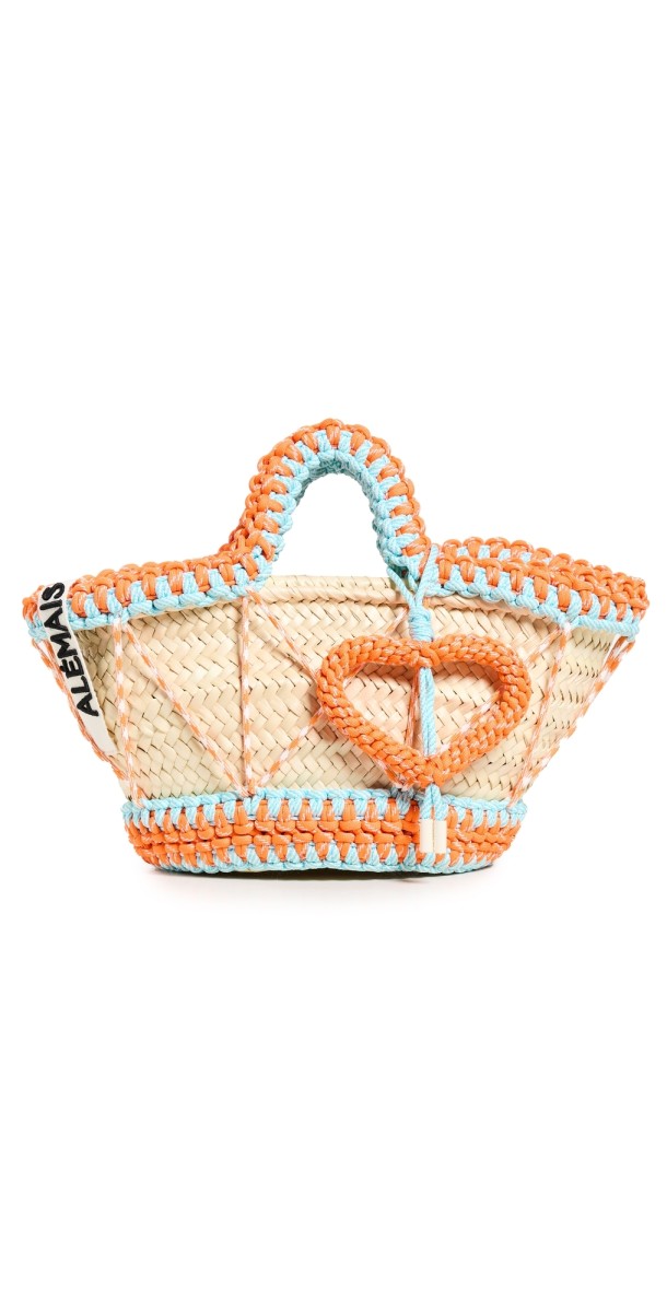 ALÉMAIS Luis Macrame Cord Mini Basket Tote Mult