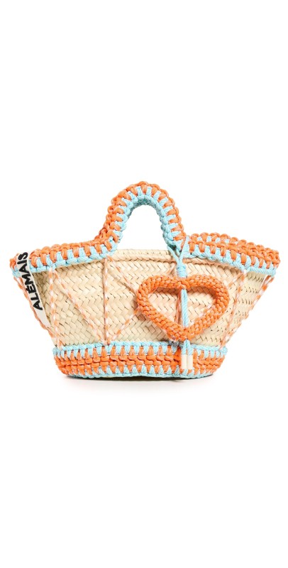 ALÉMAIS Luis Macrame Cord Mini Basket Tote Mult
