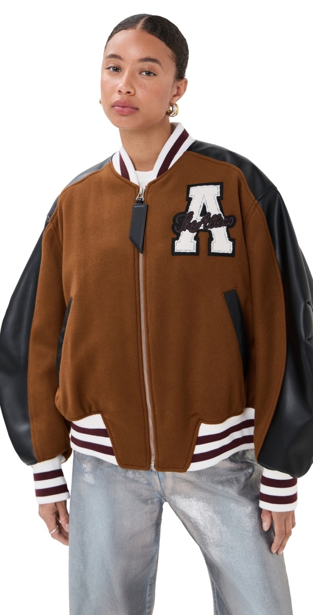 The Attico Bomber Jacket Camel