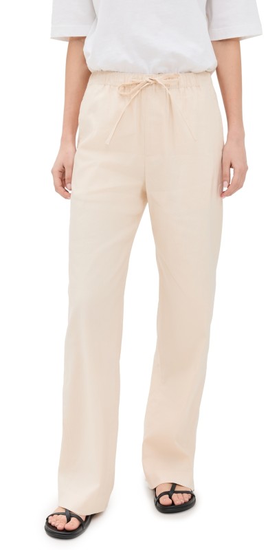 rag & bone Logan Linen Beach Pants Ivry