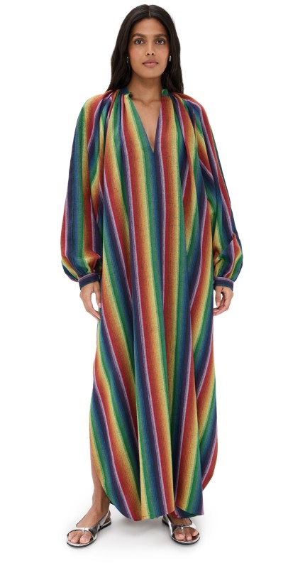 MARRAKSHI LIFE The V Neck Toaureg Dress Stripe 66