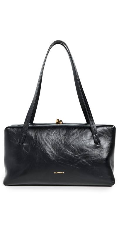 Jil Sander Goji Pillow Handle Small Bag Black