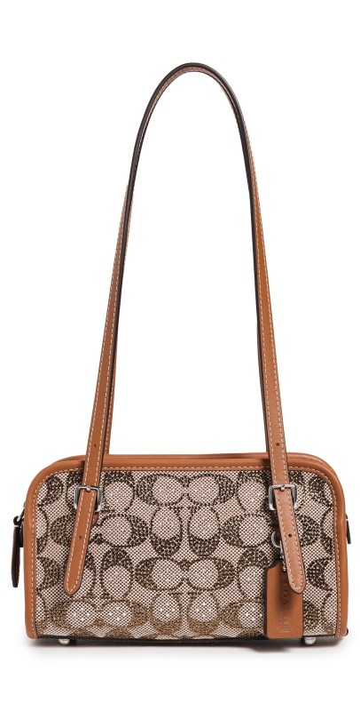 Coach The Coach Originals Crystal Signature Bag LH/Burnished Amber