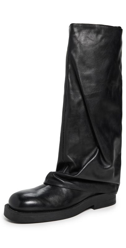 Schutz Keira Up Cloak Boots Black