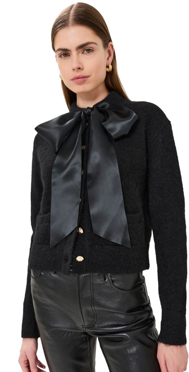 ANINE BING Rhodes Cardigan Black