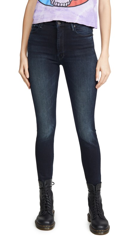 MOTHER High Waisted Looker Ankle Fray Jeans Last Call