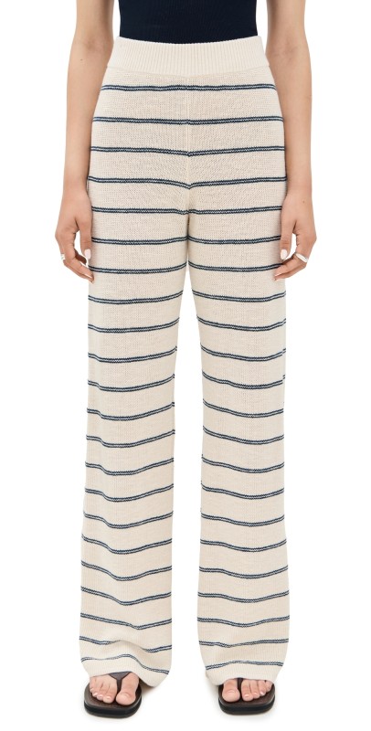 Faherty Miramar Linen Sweater Pants Lido Lines