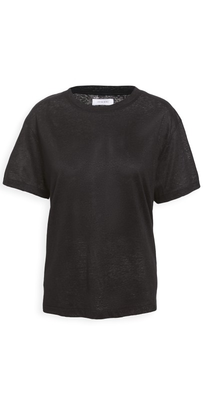 ANINE BING Harper Tee Black