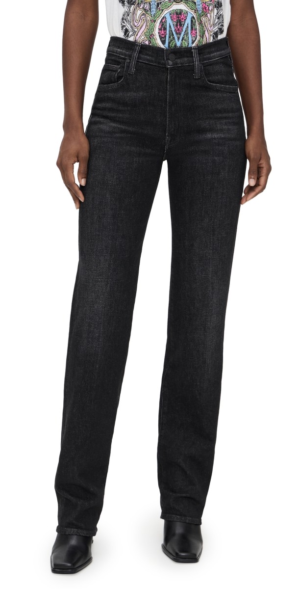 MOTHER The Rambler Zip Heel Jeans Keep It Sharp