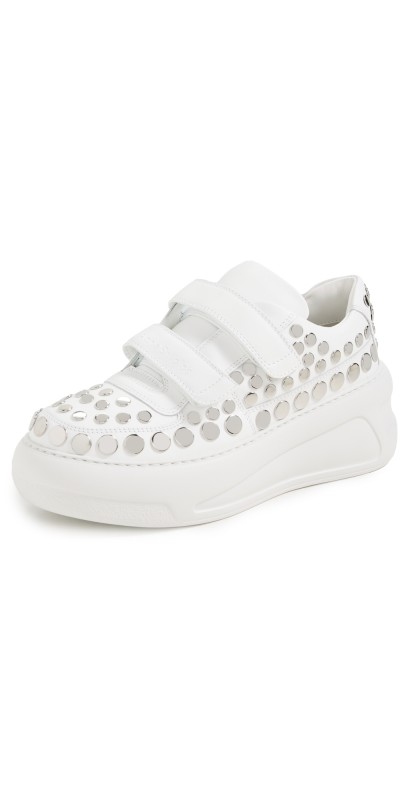 Acne Studios Steffey U Friend Raise Studs Sneakers Optic White