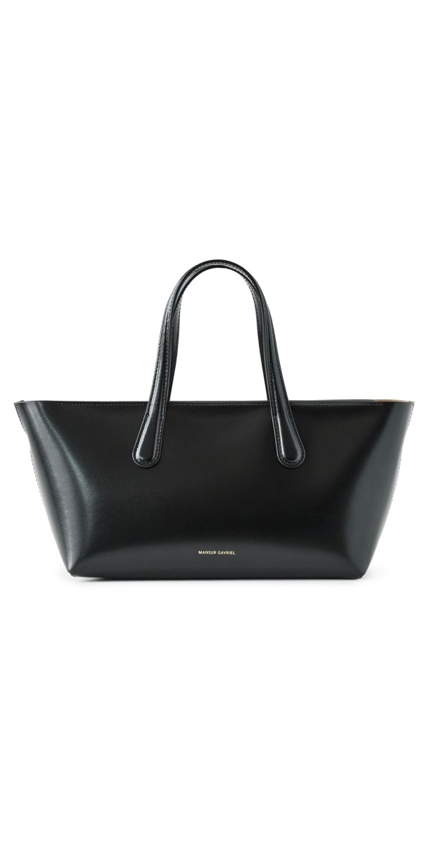 Mansur Gavriel Mini Everyday Tote Black/Caramel