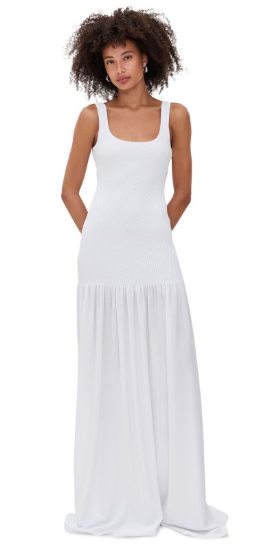 Retrofête Kennedi Knit Dress White