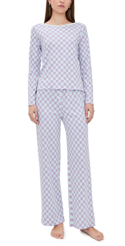 Cozyland by Morgan Lane Ellie Pajama Set Ultra Violet