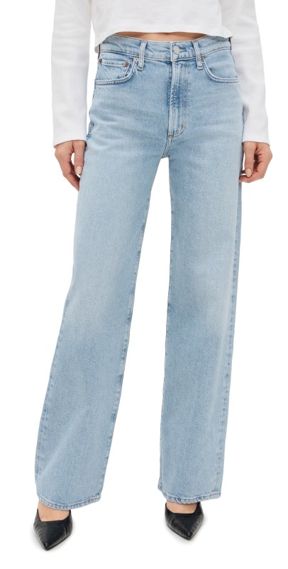 AGOLDE Harper Jeans Mid Rise Relaxed Straight Beam
