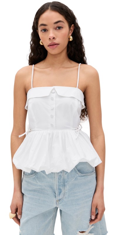 Hunter Bell Juliana Top Bright White