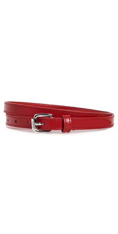 Isabel Marant Chelsea Belt Deep Red/Silver