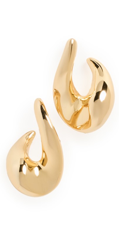 SHASHI Kira Hoop Earrings Gold