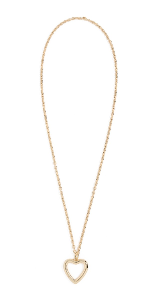Roxanne Assoulin The Open Heart Necklace Shiny Gold