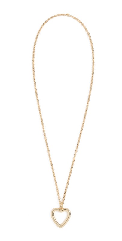 Roxanne Assoulin The Open Heart Necklace Shiny Gold