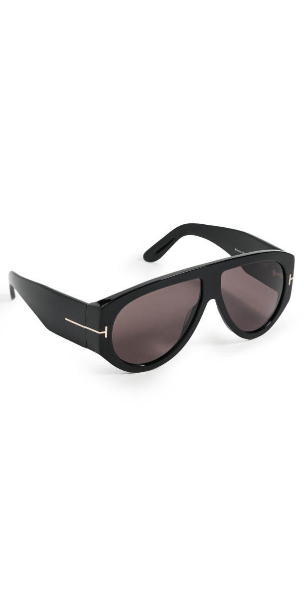 Tom Ford Bronson Sunglasses Shiny Black