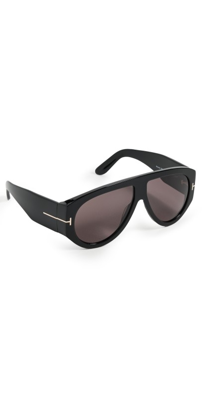 Tom Ford Bronson Sunglasses Shiny Black