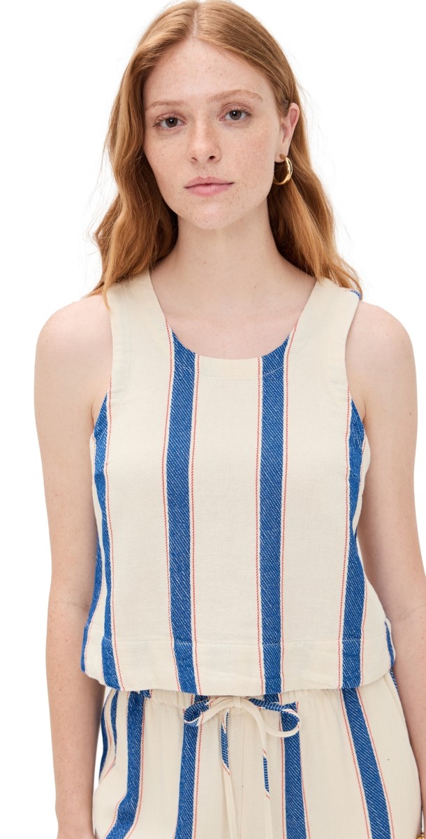 Birds of Paradis Esther Tank Awning Stripe