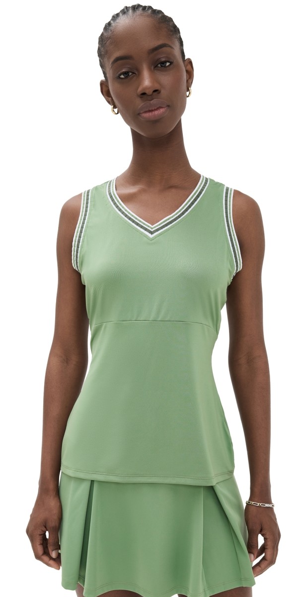 HEAD HEAD x Veronica Beard Tank Top Sage