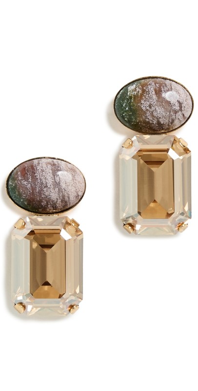 Jennifer Behr Elin Earrings Amber