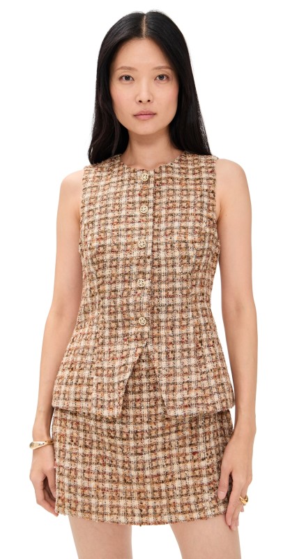 ASTR the Label Dilone Dress Brown Multi