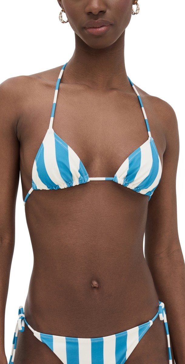 Solid & Striped The Iris Bikini Top French Blue