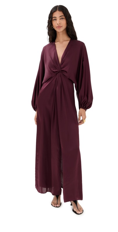 Figue Brenna Silk Dress Mulberry